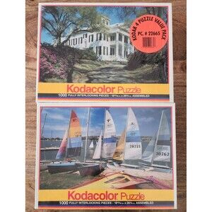 VINTAGE 4-Pack Kodacolor Puzzle Value Pack | RoseArt | Seperate Boxes SEALED